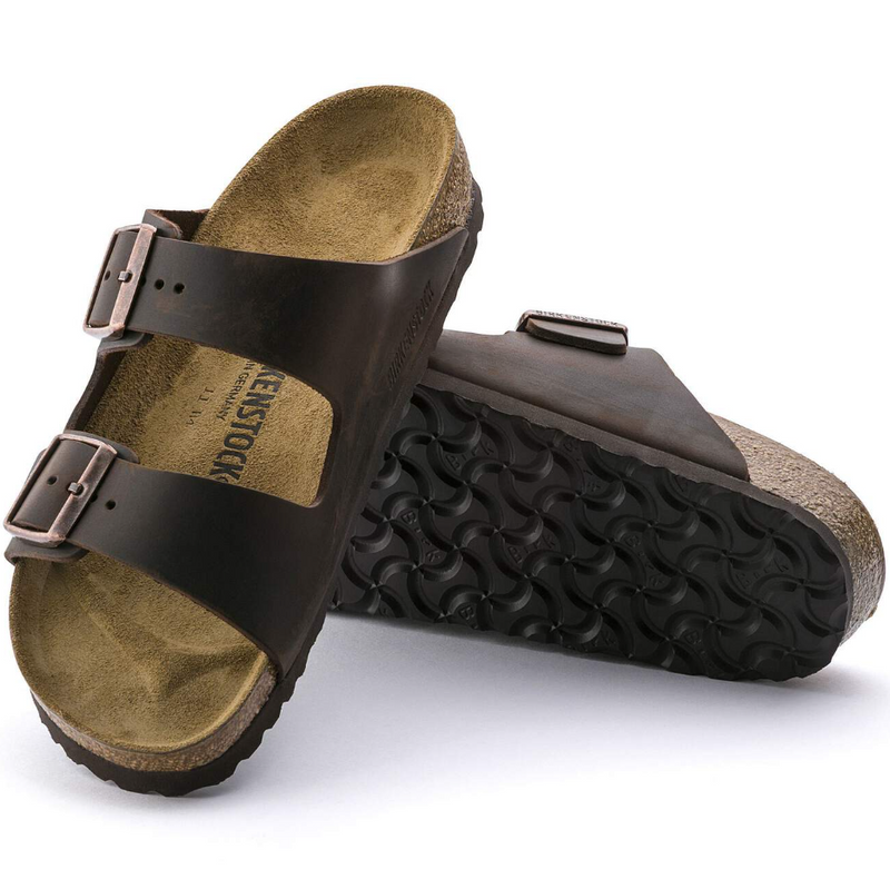 Birkenstock Arizona Oiled Leather Sandals - Habana (Regular/Wide)