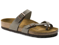 Birkenstock Mayari Birkibuc Sandals - Stone (Regular/Wide)