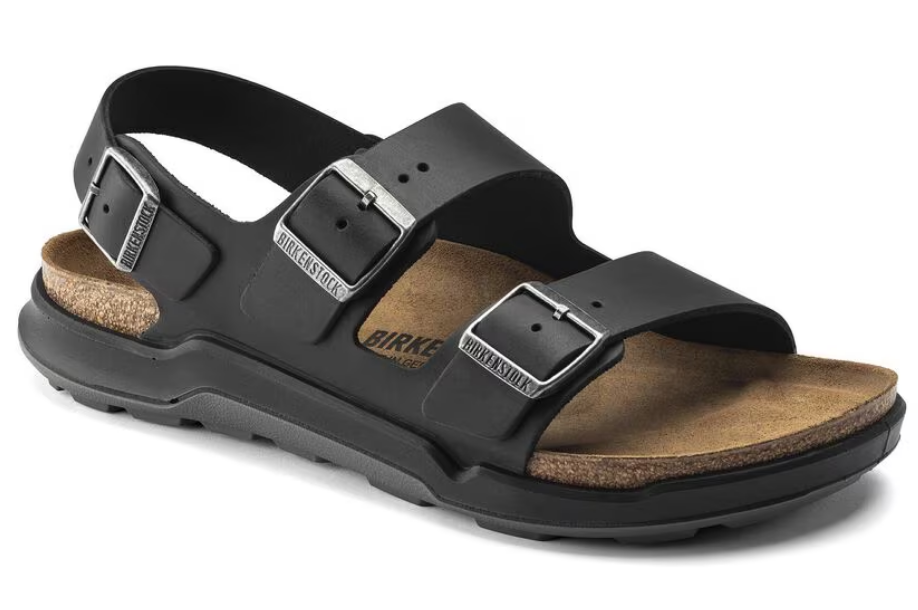 Birkenstock Milano Rugged Sandals - Black (Regular/Wide)