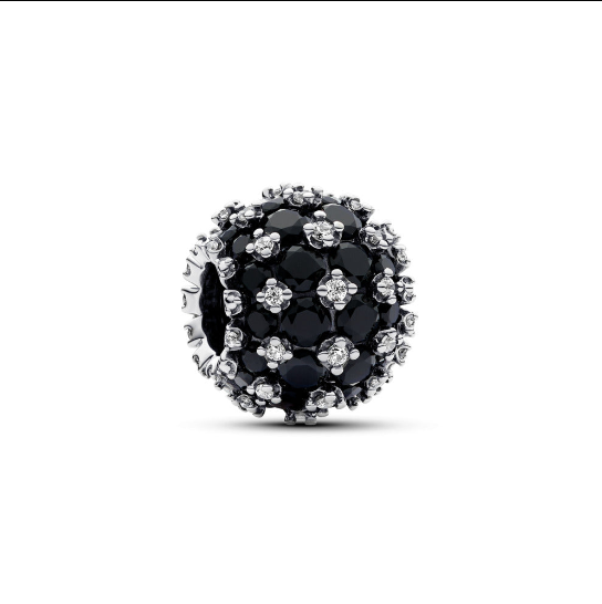 Sparkling Pavé Round Charm