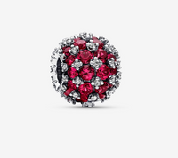 Sparkling Pavé Round Charm