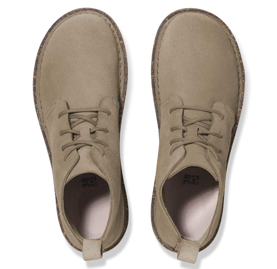 Birkenstock Uppsala Mid Suede Leather Boots - Taupe (Regular/Wide)