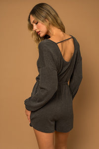 Sybil Rib Knit Romper