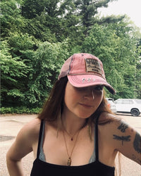 "The Girls Are Drinking Again" Distressed Trucker Cap
