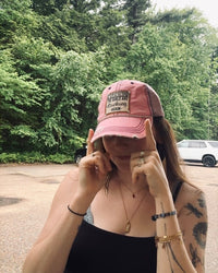 "The Girls Are Drinking Again" Distressed Trucker Cap