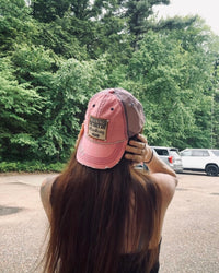 "The Girls Are Drinking Again" Distressed Trucker Cap