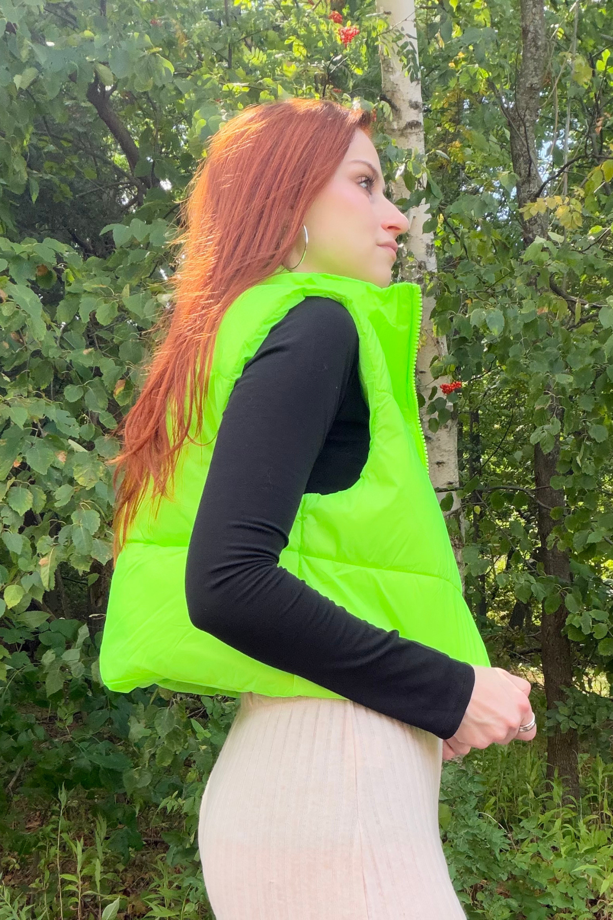 Deborah Cropped Puffer Vest