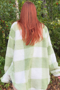Annette Plaid Fleece Shacket