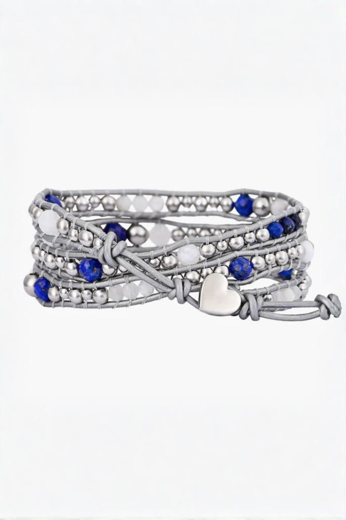 Celestial Lapis Protection Wrap Bracelet