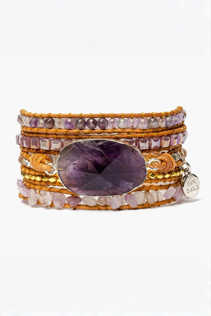 Amethyst Imperial Wrap Bracelet