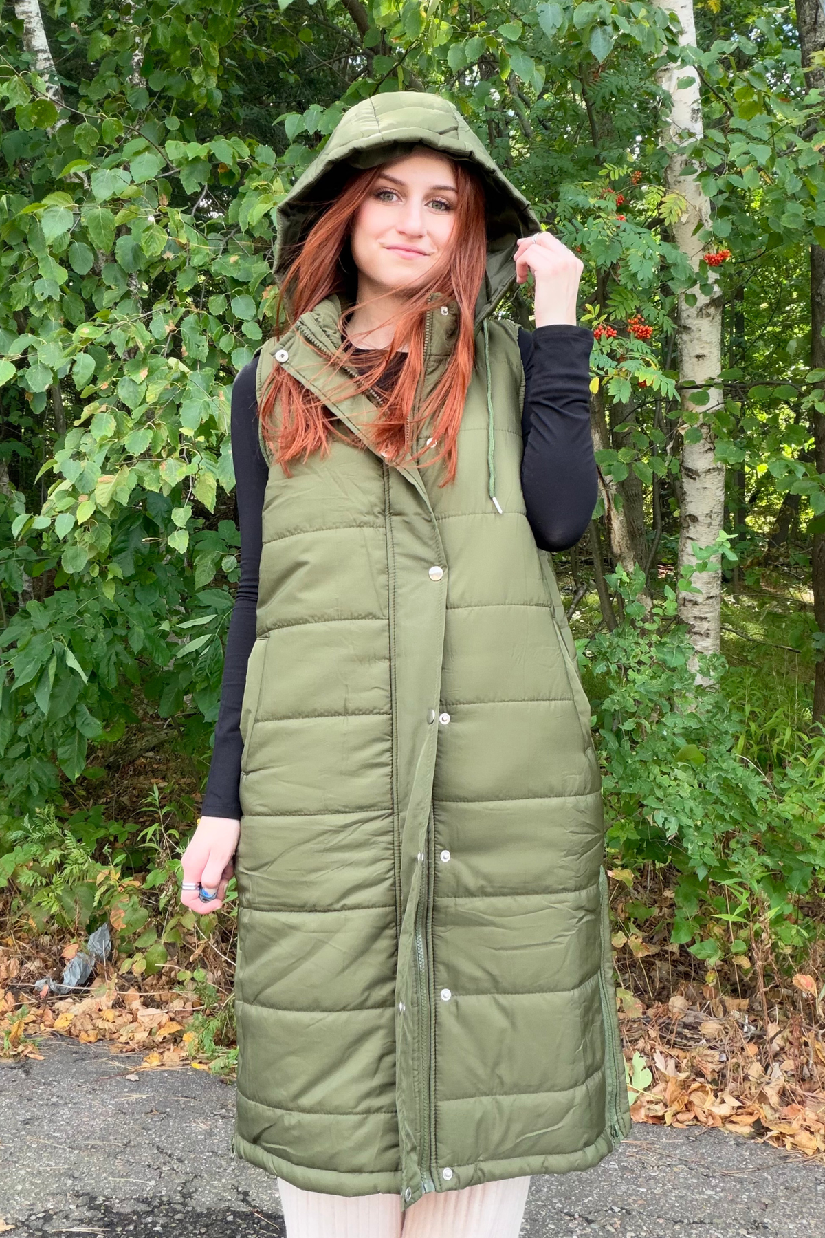 Arlene Long Puffer Vest