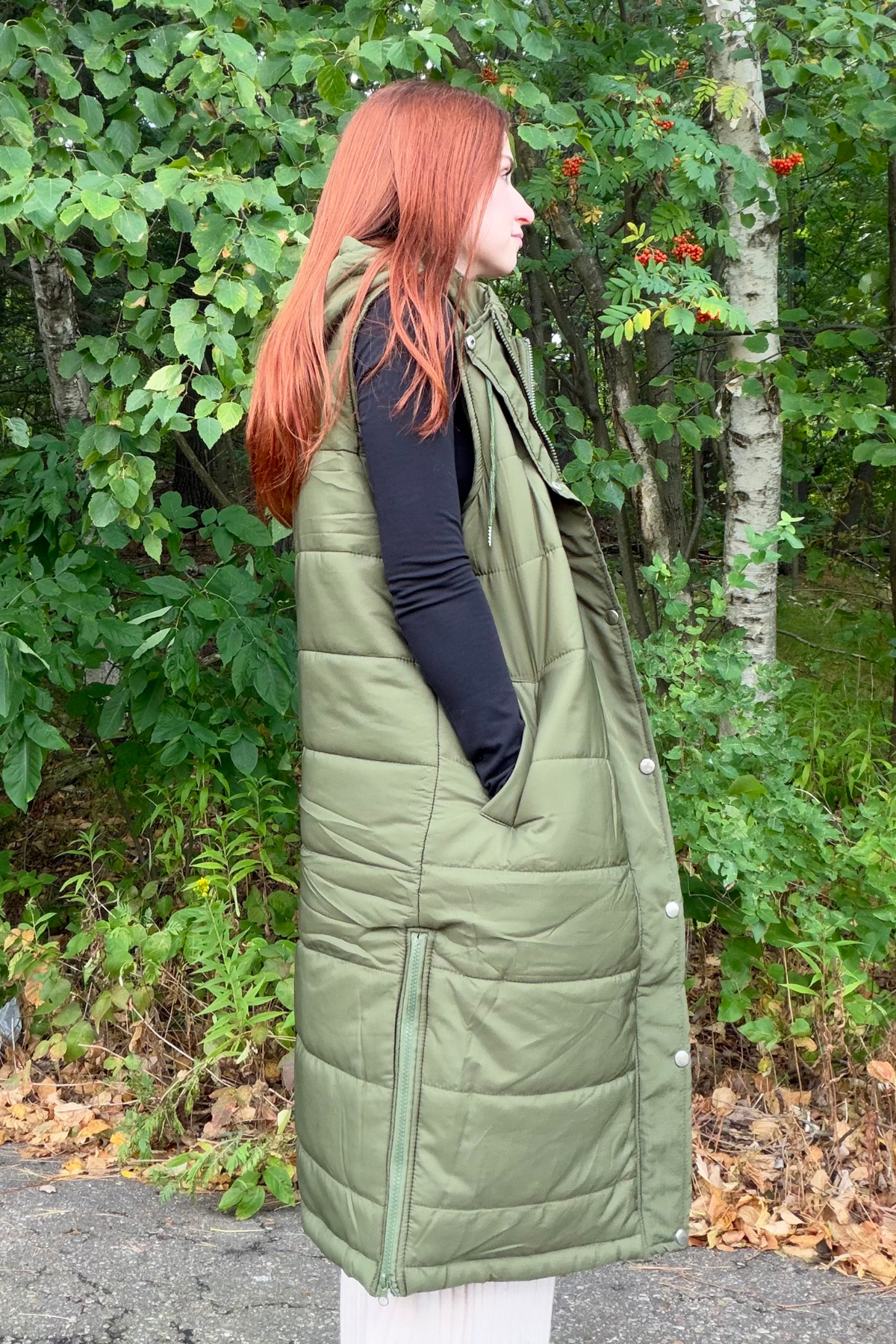 Arlene Long Puffer Vest