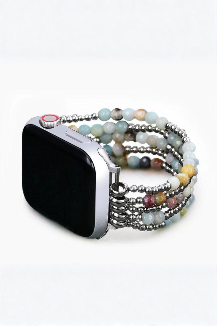 Amazonite Brilliance Stretch Apple Watch Strap