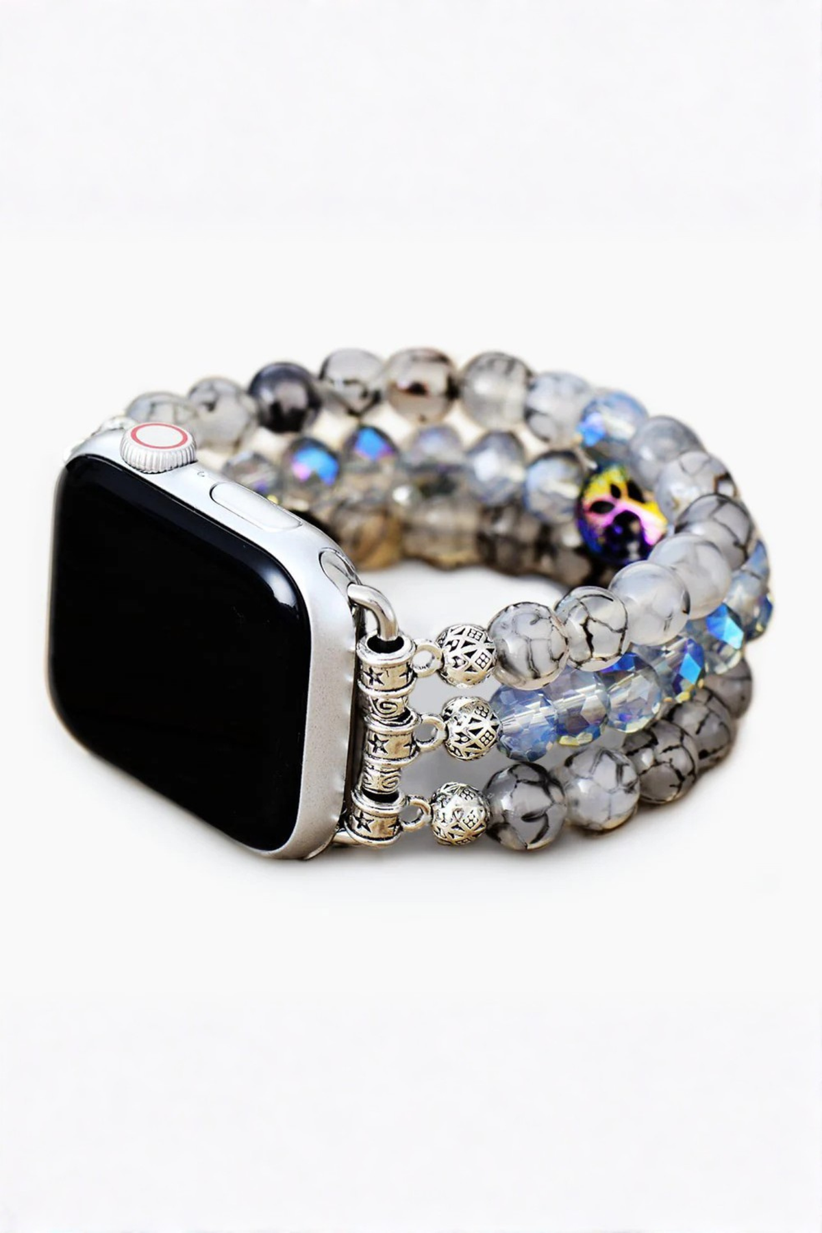 Labradorite Crystal Stretch Apple Watch Strap