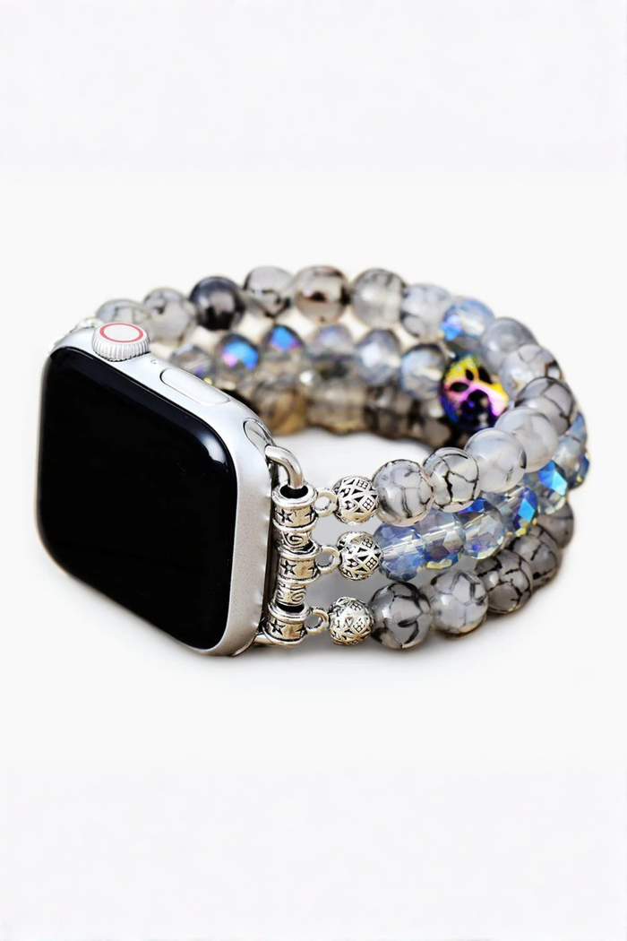 Labradorite Crystal Stretch Apple Watch Strap