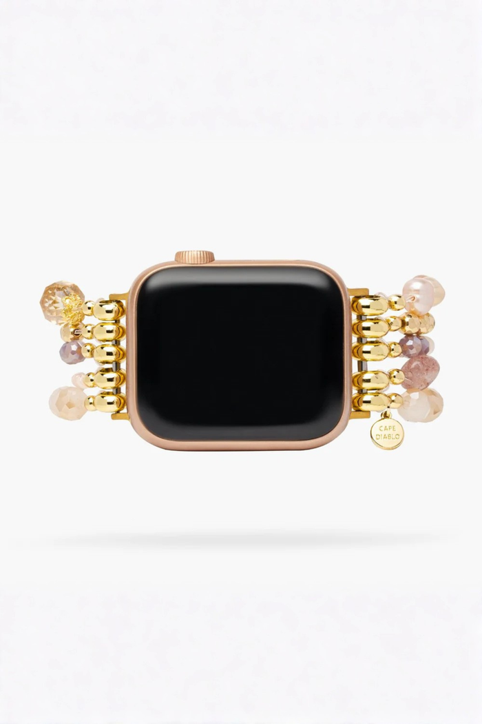 Pearly Rosette Stretch Apple Watch Strap
