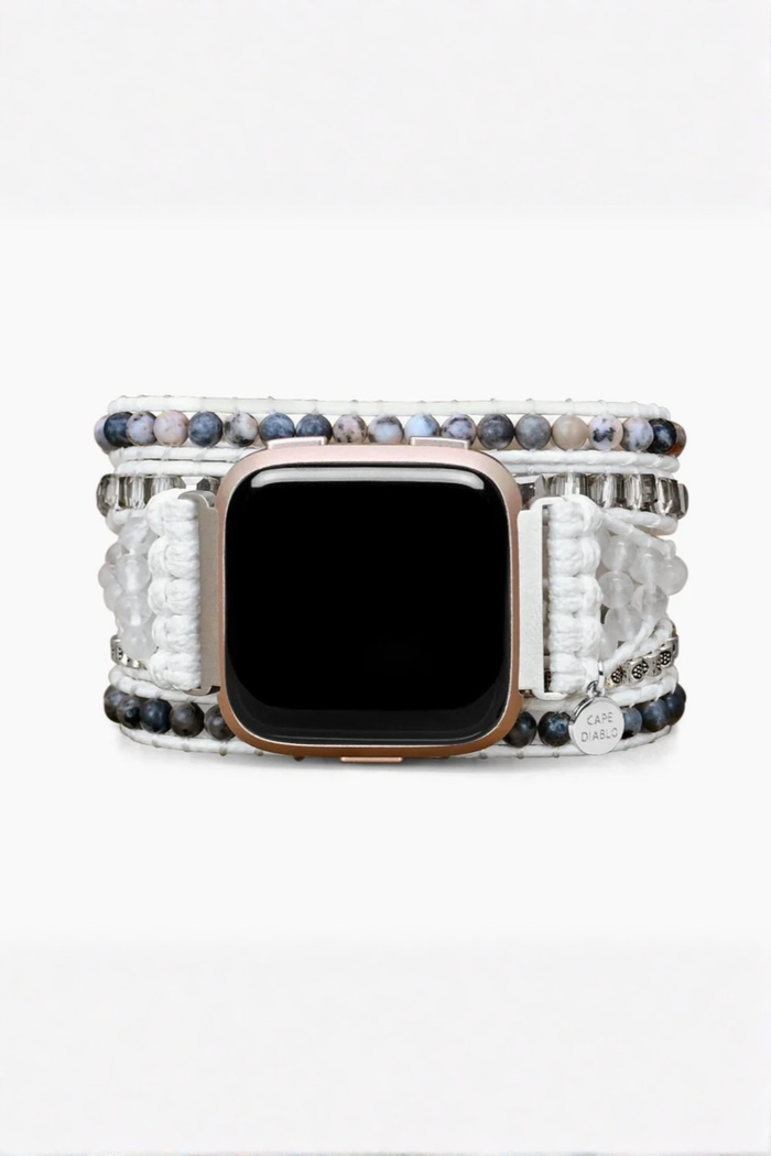 White Labradorite Fitbit Versa 2 Watch Strap