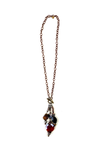 Beaded Multi-Pendant Necklace