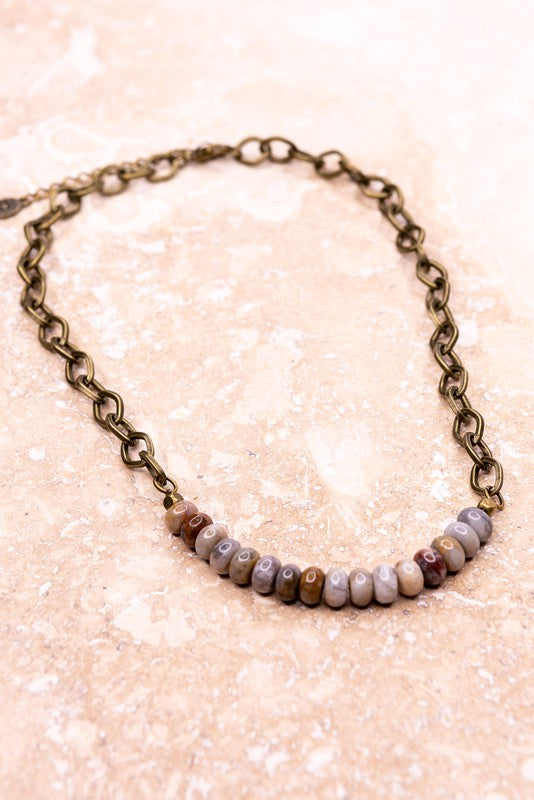 Stone Beaded Necklace