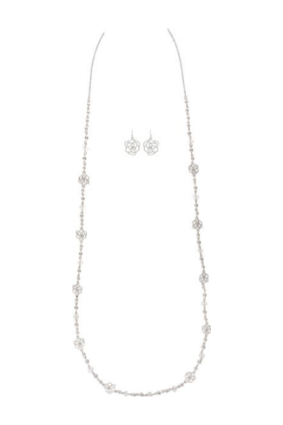 Silver Roses Jewelry Separates
