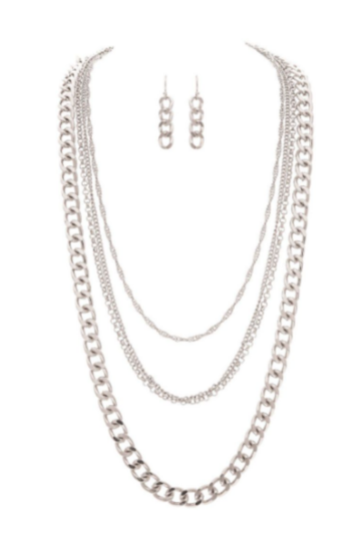 Silver Chain Link Jewelry Separates