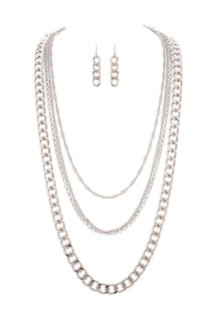 Silver Chain Link Jewelry Separates
