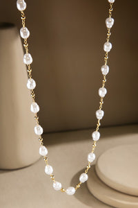 Baroque Pearl Beaded Necklace