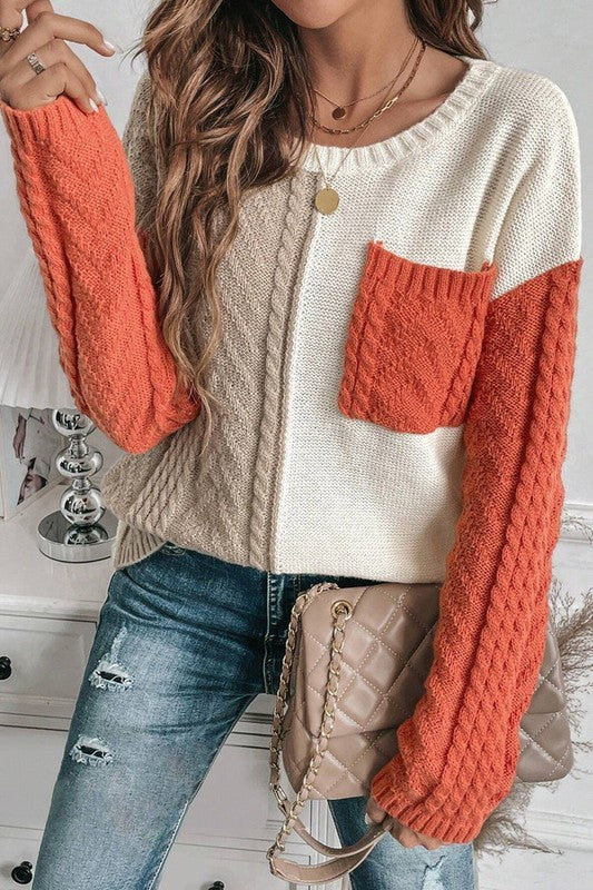 Piper Color Block Sweater