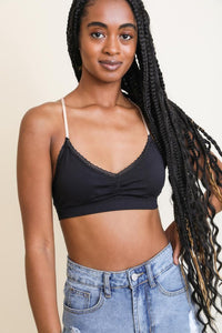 Ember Floral Lace Back Bralette