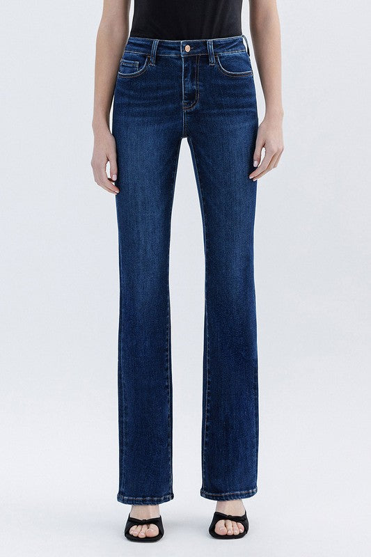 Vervet Mid Rise Tummy Control Bootcut Jeans