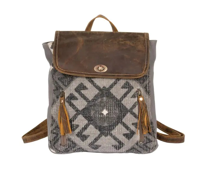 Felicity Printed Canvas Backpack