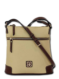 Belle Pebbled Leather Crossbody Bag