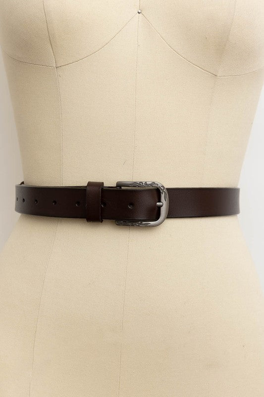 Coco Vintage Washed Leather Belt