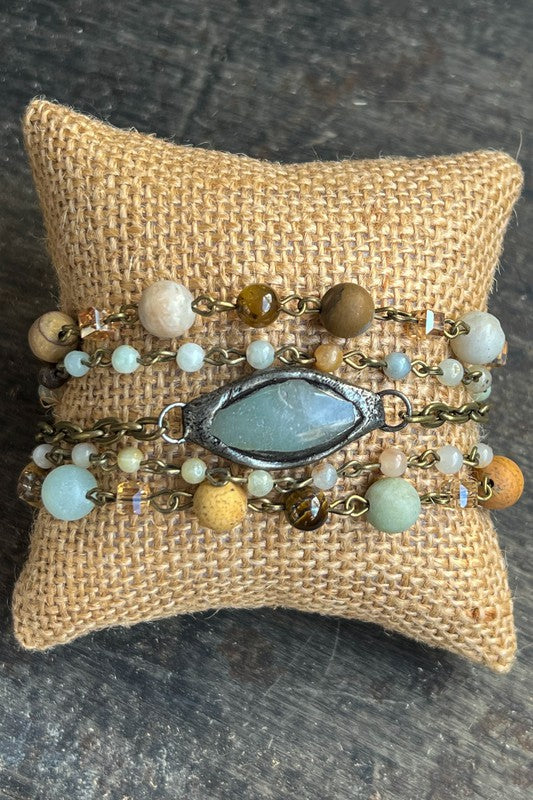 Amazonite Beaded Bracelet