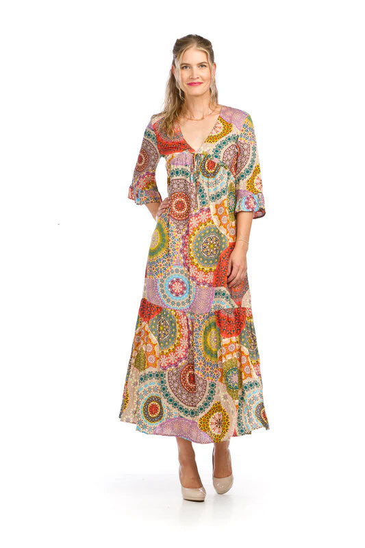 Gianna Mandala Printed Empire Waist Dress Urban Chic Boutique Gianna Mandala Printed Empire Waist Dress Urban Chic Boutique