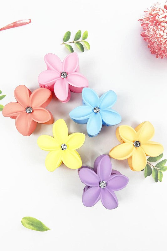 Hawaiian Flower Hair Claws