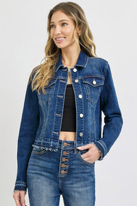Alisha Dark Wash Denim Jacket