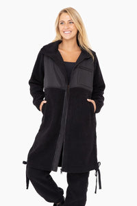 Brenna Longline Sherpa Jacket