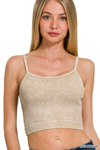 Hope Ribbed Knit Cropped Tank