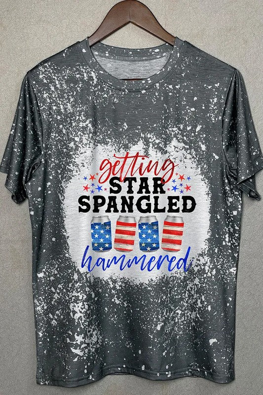 "Getting Star Spangled Hammered" Graphic Tee