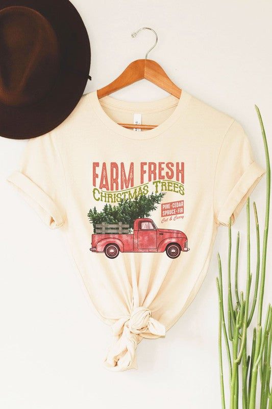 Christmas Tree in a Truck Graphic Tee