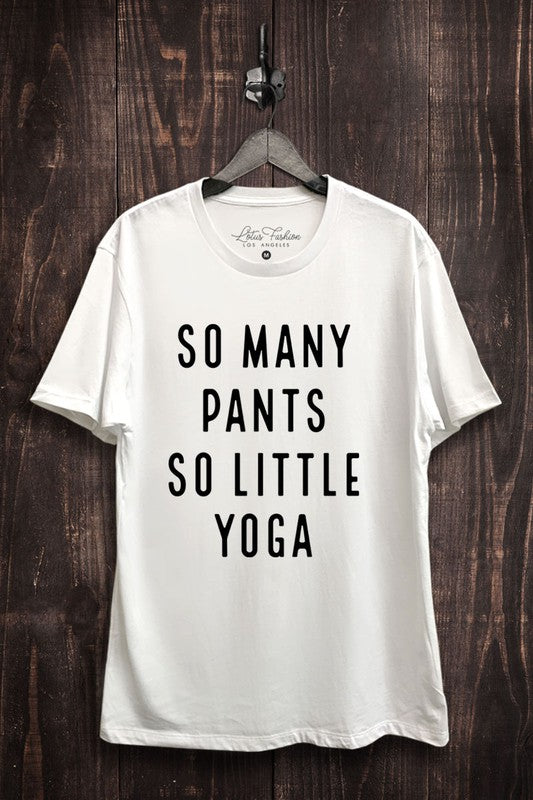 So Little Yoga Graphic Tee - White