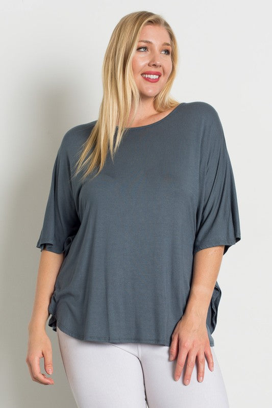 Melissa Basic Half Sleeve Top