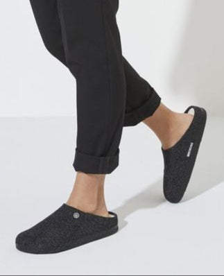 Birkenstock Zermatt Slippers - Anthracite