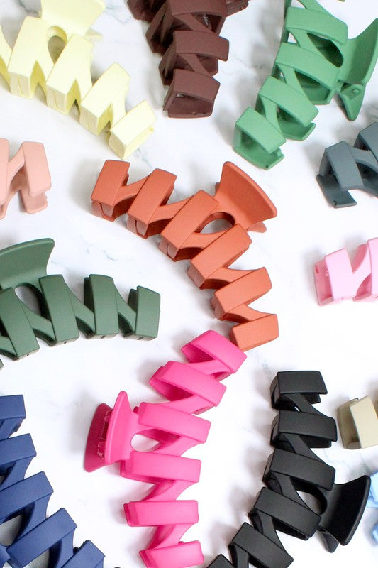 Zigzag Hair Claw