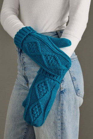 Kyra Cable Knit Mittens