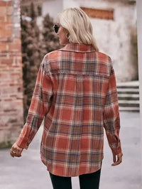 Angie Oversized Plaid Shirt