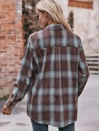 Angie Oversized Plaid Shirt