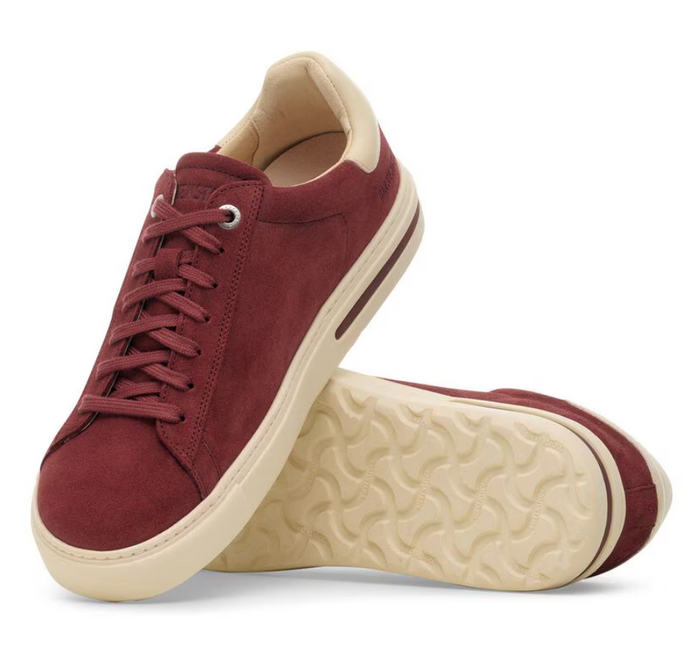 Birkenstock Bend Low Suede Sneakers - Zinfandel (Medium/Narrow)