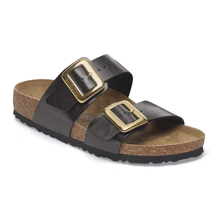 Birkenstock Sydney Luxe Sandals - Black (Narrow)